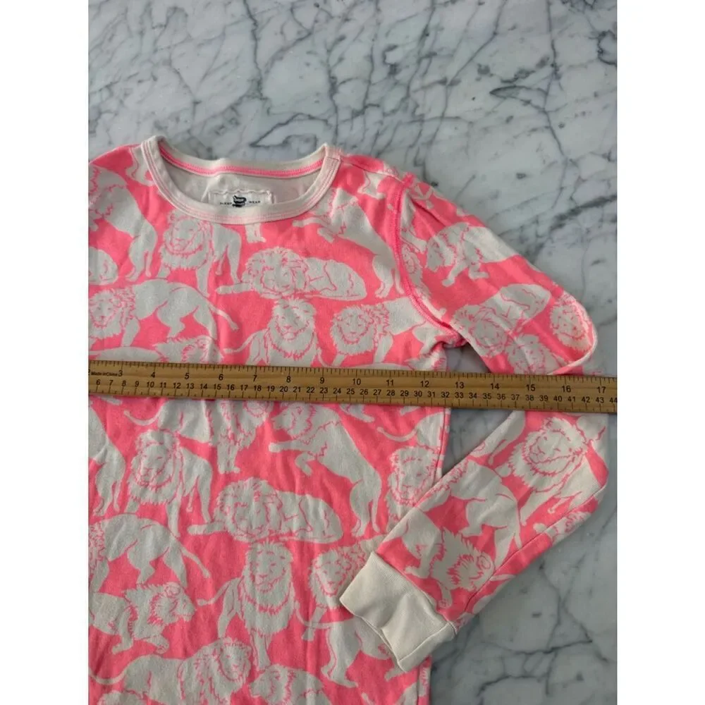 Crewcuts Hot Pink Lion Sz 10 Pajama Set